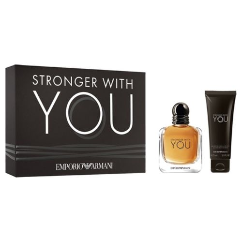 A box set for the new Armani Stronger with You perfume